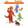 Simplicity Child's and Dog Costumes Fabric Sewing Patterns 1765