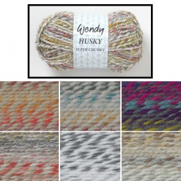 Wendy Husky Super Chunky 100g Yarn Knitting Crochet Craft 100% Acrylic