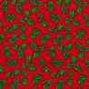 Polycotton Fabric Holly Leaves Berries Christmas Xmas Festive Berry Mistletoe