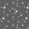 Polycotton Fabric Christmas Shining Bright Stars Festive Xmas