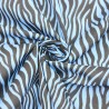 Polycotton Fabric Safari Animal Zebra Skin Print