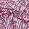 Polycotton Fabric Safari Animal Zebra Skin Print
