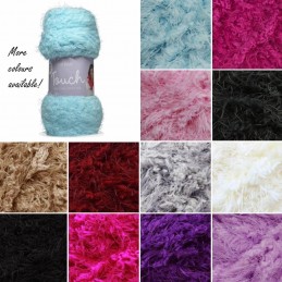 Sirdar Touch Fluffy Novelty Supersoft Fur Knitting Knit Yarn Crochet Crafts 100g