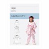 Simplicity Sewing Pattern S9204 Children's/Girls' Gathered Detail Nightwear