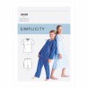 Simplicity Sewing Pattern S9209 Boy/Girl Loungewear Top Shorts Not For Sleepwear