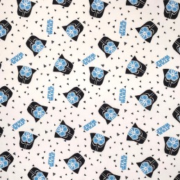 Star Wars Head and Logo Toss Cotton Fabric