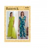 Butterick Sewing Pattern B6756 Misses' Dress Jumpsuit Elasticated Waist