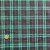 100% Cotton Fabric Tartan Check Navy Green With Red Line Scottish Kilt