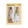 Butterick Sewing Pattern B6759 Misses' Sleeveless V-neck Dress With Waistline
