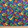 100% Cotton Fabric Timeless Treasures Bright Butterfly Butterflies Animal Insect