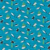100% Cotton Fabric Nutex Ocean Life Tropical Fish Sea Creatures