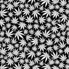 100% Cotton Fabric Timeless Treasures Mary Jane Leaf Plant Glow In The Dark