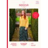 Sirdar Knitting Pattern 10159 Bobble & Cable Sweater Country Classic Worsted