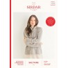 Sirdar Knitting Pattern 10179 Women's Hoodie Hooded Sweater in Saltaire Aran