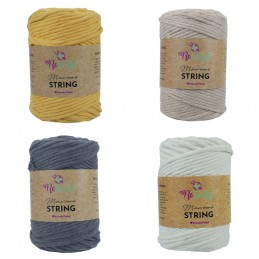 ReTwisst Macrame String 5mm Recycled Fibres Craft Crochet Knitting Yarn 500g