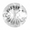 1 x 18mm Round Diamond Flower Acrylic Plastic Craft Buttons
