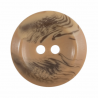 1 x Wood Grain Marble Effect Polyester Plastic Craft Buttons 2 Hole Coat