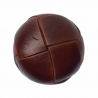 1 x 15mm Faux Leather Panel Football Look Buttons Coat