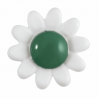 1 x 14mm Daisy Flower Head Nylon Craft Buttons