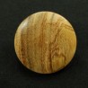 1 x Plain Solid Varnished Wooden Buttons Craft Shank Round