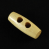 1 x Toggle Barrel Style Varnished Wooden Craft Buttons 2 Hole