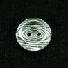 1 x 13mm Clear Saturn Rings Polyester Plastic Buttons Craft Baby