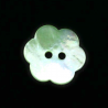 1 x 15mm Flower Head Shell Button 2 Hole