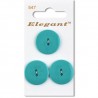 Sirdar Elegant Round Turquoise Basic Button 22mm 3 Pack 547