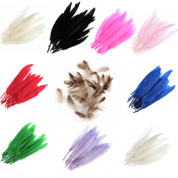 Eleganza Plain Coloured Marabou 8g Feathers 3" to 8" Decoration Craft 