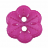 1 x 15mm Bright Detailed Flower Head Floral Nylon Buttons