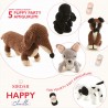 Sirdar Happy Chenille Pattern Book 7 Puppy Party Pet Dog Animals Amigurumi BK560