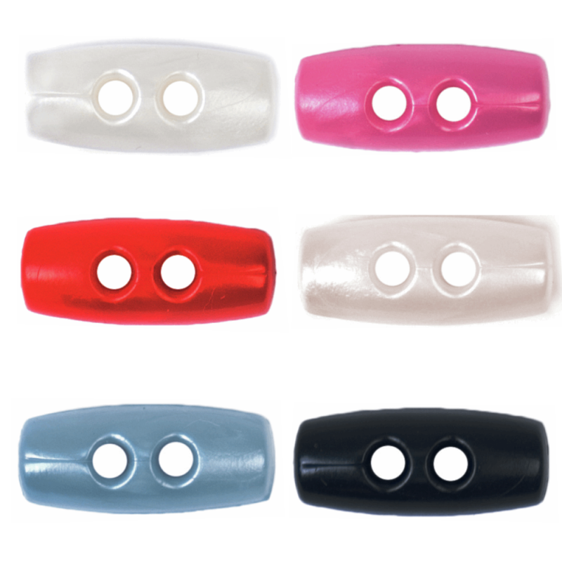 Mini Duffel Toggle 15mm Acrylic Plastic Buttons