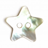 1 x Pearl Effect Star Shaped Shell Buttons 2 Hole