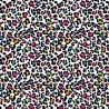 100% Cotton Digital Fabric Funky Leopard Print Rainbow Animal Crafty 140cm Wide
