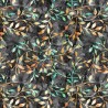 100% Cotton Digital Fabric Batik Trail Autumn Leaves Forest Crafty 140cm Wide