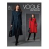 Vogue Sewing Pattern V1752 Misses’ Fitted Lined Coat With Princess Seaming