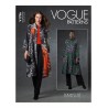Vogue Sewing Pattern V1756 Misses’ Loose-Fitting Duster Coat With Stand-Collar