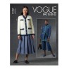 Vogue Sewing Pattern V1757 Misses’ Loose-Fitting Jacket 2 Piece Sleeves