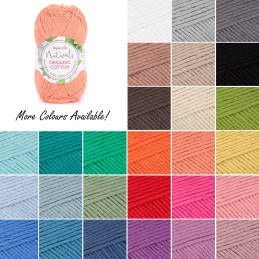 Stylecraft Naturals Organic Cotton DK Yarn 50g Ball Knitting Crochet 100% Cotton