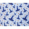 Polycotton Fabric Halloween Witches Hat Witch Stars Spooky Scary