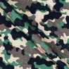 Cotton Jersey Digital Fabric Camouflage Army Forest Military Crafty 150cm Wide