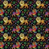 100% Cotton Digital Fabric Mosaic Lion Rainbow Pride Crafty 140cm Wide