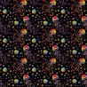 100% Cotton Digital Fabric Mosaic Jellyfish Rainbow Pride Crafty 140cm Wide