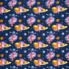 100% Cotton Digital Fabric Galaxy Universe Planets Space Crafty 140cm Wide