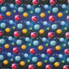 100% Cotton Digital Fabric Blue Planets Space Crafty 140cm Wide