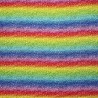 100% Cotton Digital Fabric Glitter Look Rainbow Stripes Crafty 140cm Wide