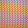 100% Cotton Digital Fabric Blocks Squares Rainbow Tetris Crafty 140cm Wide
