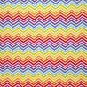 100% Cotton Digital Fabric Chevron Stripes Rainbow Zig Zag Crafty 140cm Wide