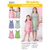 Simplicity Sewing Pattern 2241 Learn to Sew Child's & Girl's Dresses HH