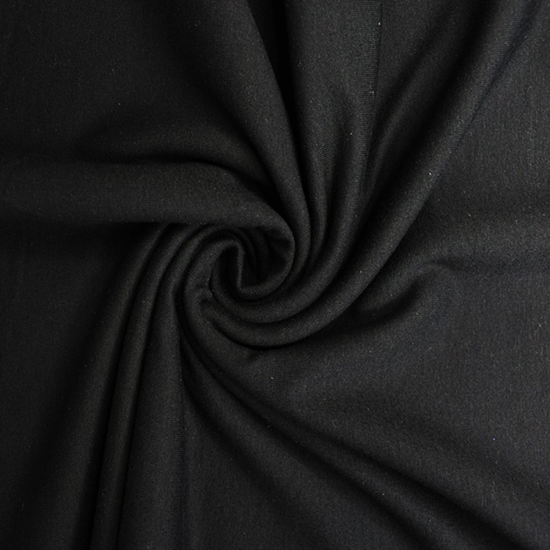 Plain Polycotton Fabric - Dark Grey Marl